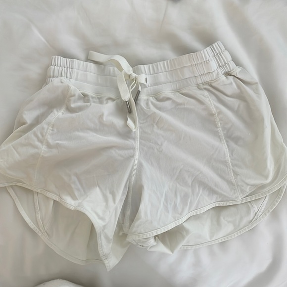 Lululemon White Biker Running Short - Picture 1 of 2